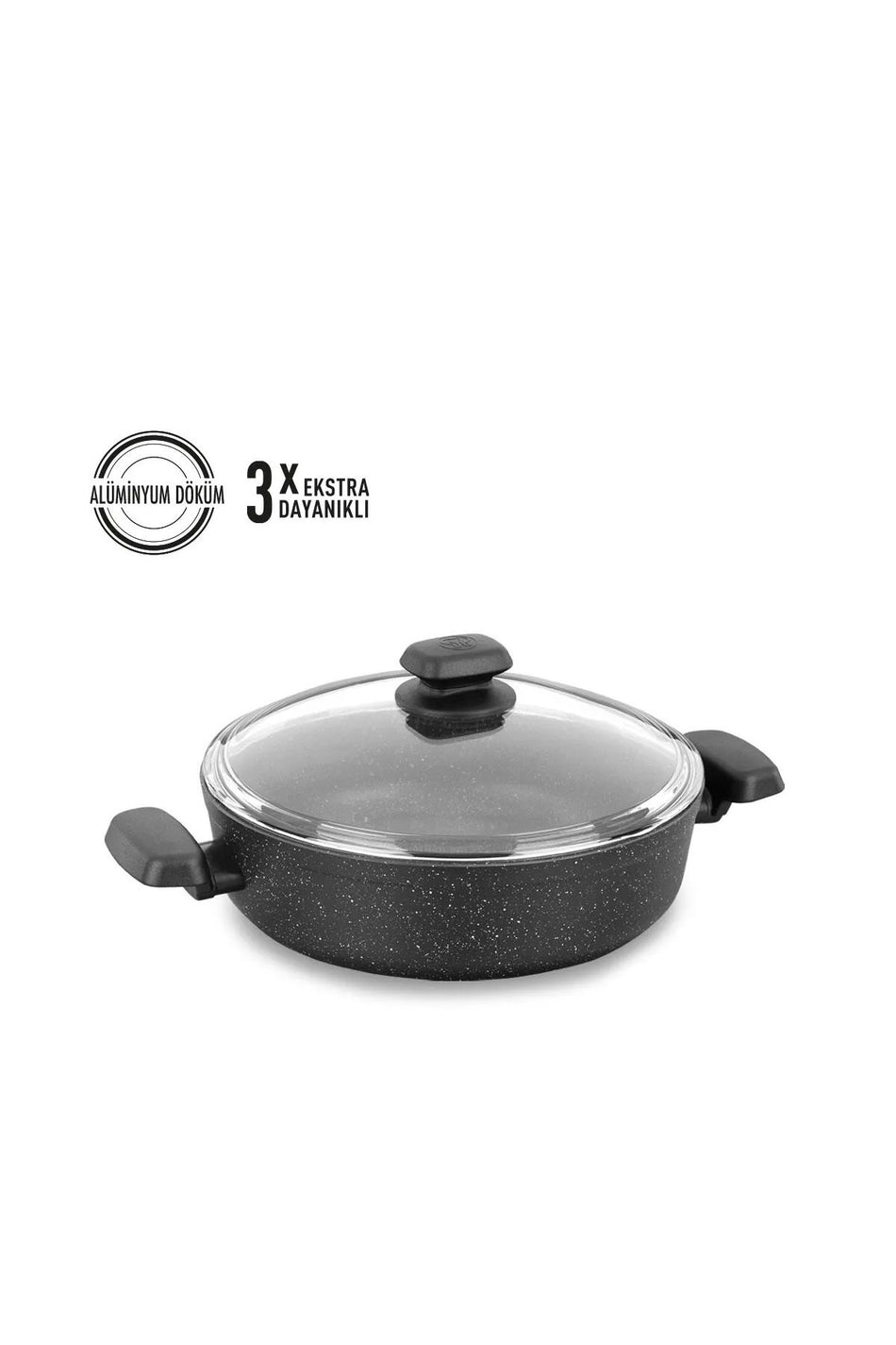 KORKMAZ Ornella Shallow Pot