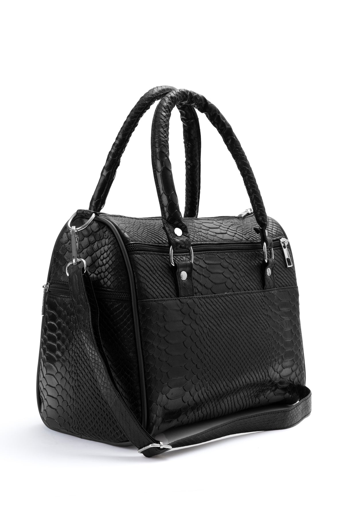 Fubileather Genuine Leather Shoulder and Arm Strap Mom Bag