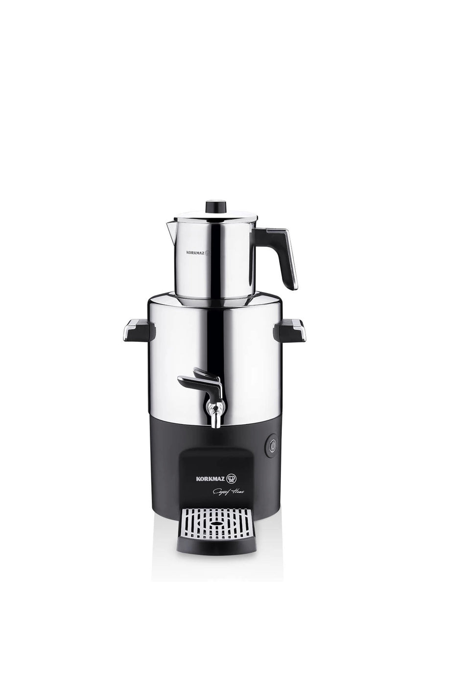 KORKMAZ Tea Chef Home Samovar inox Glossy - MALLTURK
