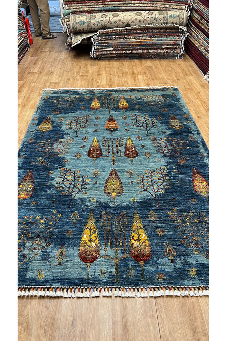 Turkmen Rug Hand-Woven Afghan Rug