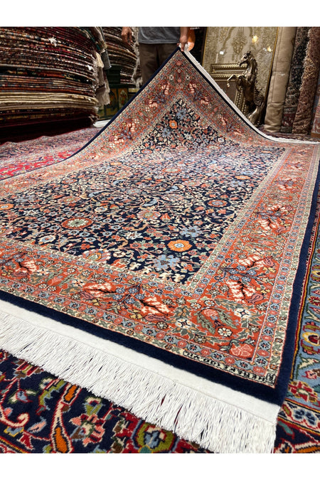 RD RAMAZAN DAG Hand Rug Art Hand-Woven Hereke Rug 100.Anniversary Series Lalezar Design Sumerbank Weave Size 270x153 - MALLTURK
