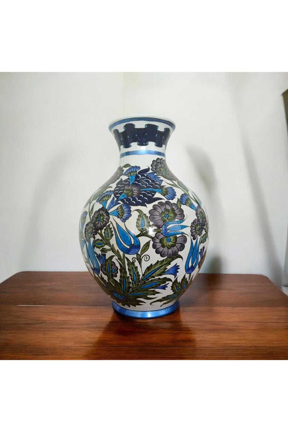 Sema ceramic handmade 30 cm ceramic vase - MALLTURK