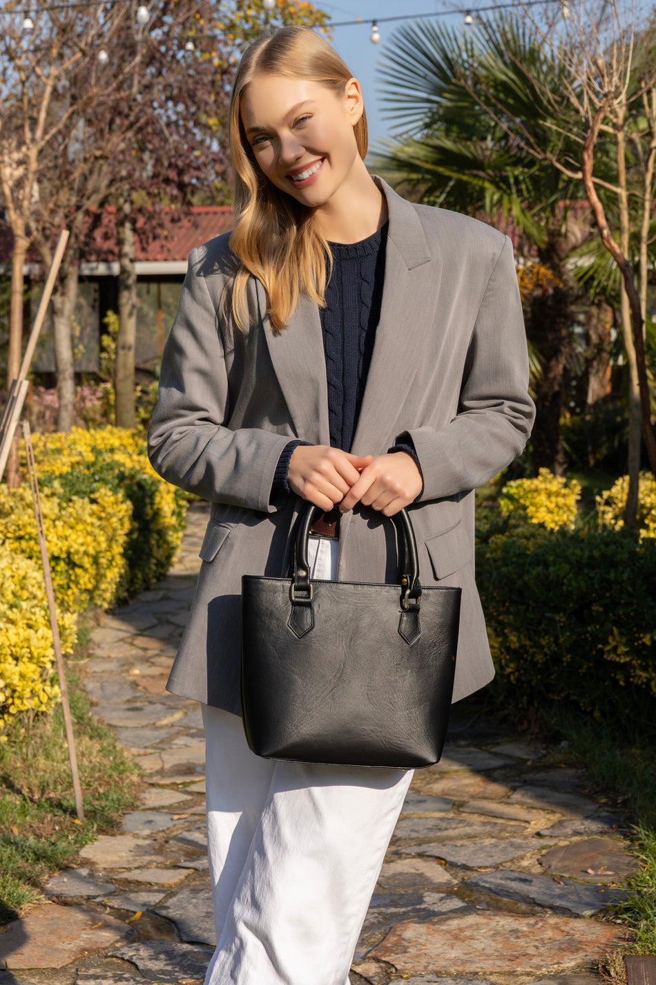 Fubileather Genuine Leather Women's Hand & Shoulder Bag