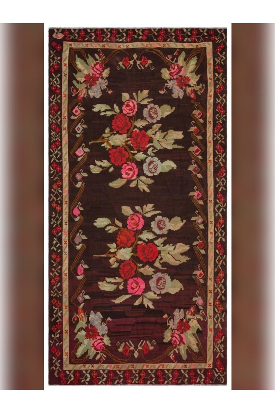 Apex Carpet Karabakh Handwoven Natural Kilim 33583 193 x 370 cm - MALLTURK
