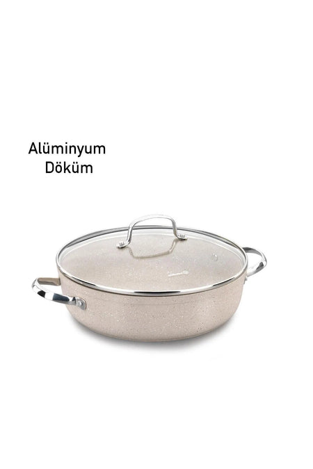 KORKMAZ Granita Shallow Pot