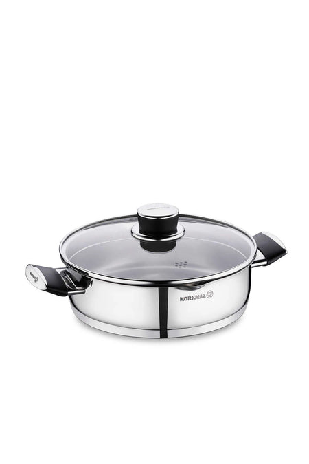 KORKMAZ Pera Shallow Pot 24x7