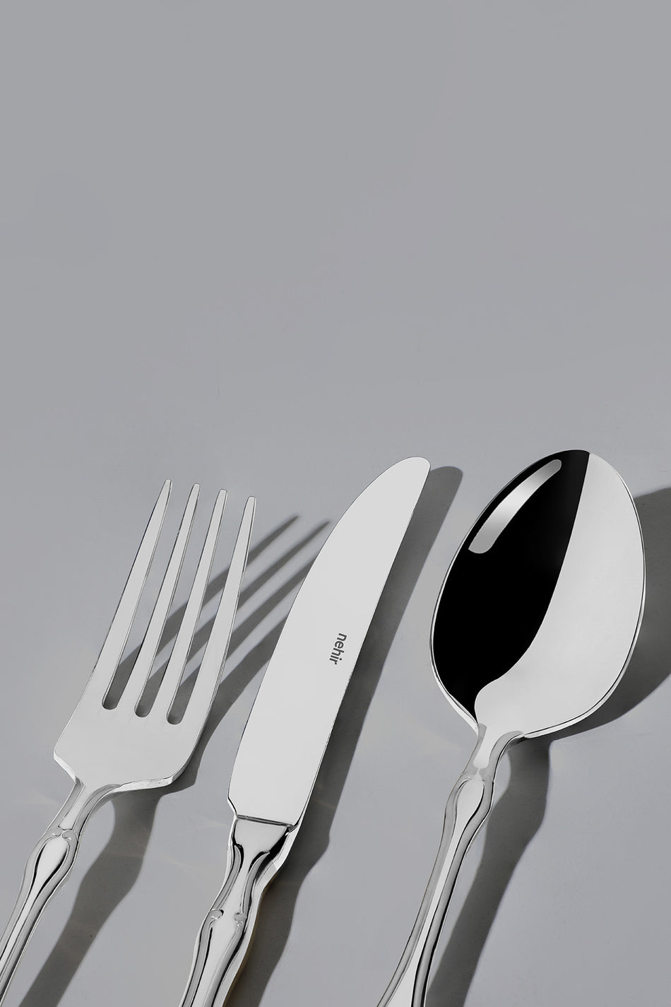 Nehir adriana Plain 6 Place Setting 36 Piece Boxed Flatware Set - MALLTURK