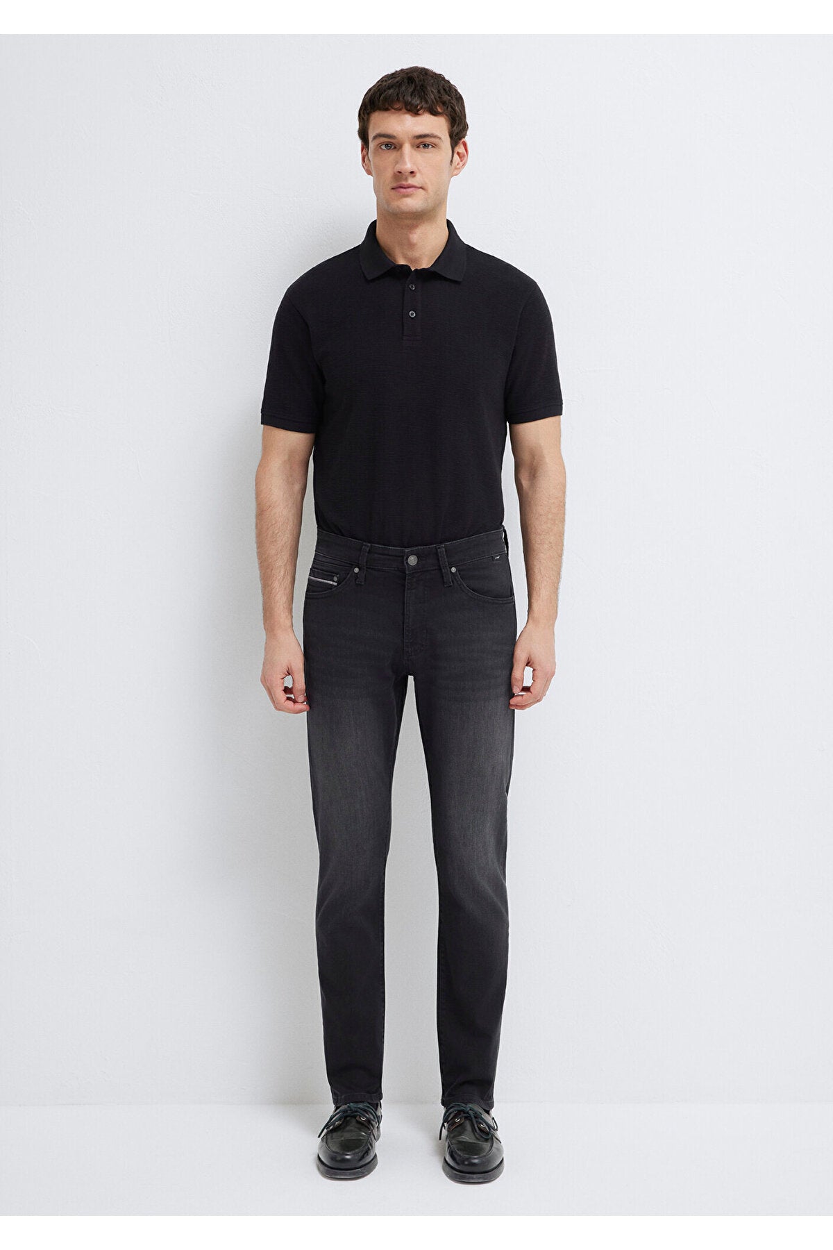 Premium Dark Grey Smoke Jeans 0042218775 - MALLTURK