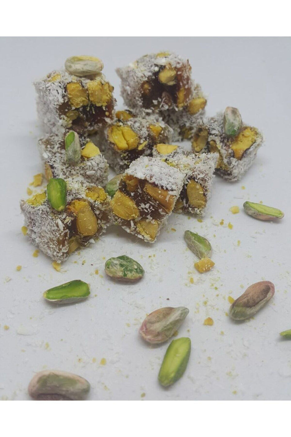 YIBA Pistachio Coconut Double Roasted Turkish Delight 1000 g - MALLTURK