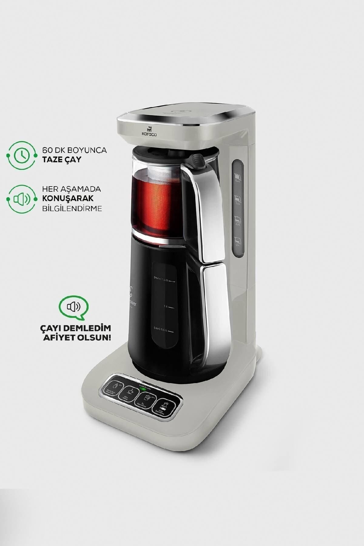 Karaca Robotea Pro 4 in 1 Talking Tea Maker Starlight - MALLTURK