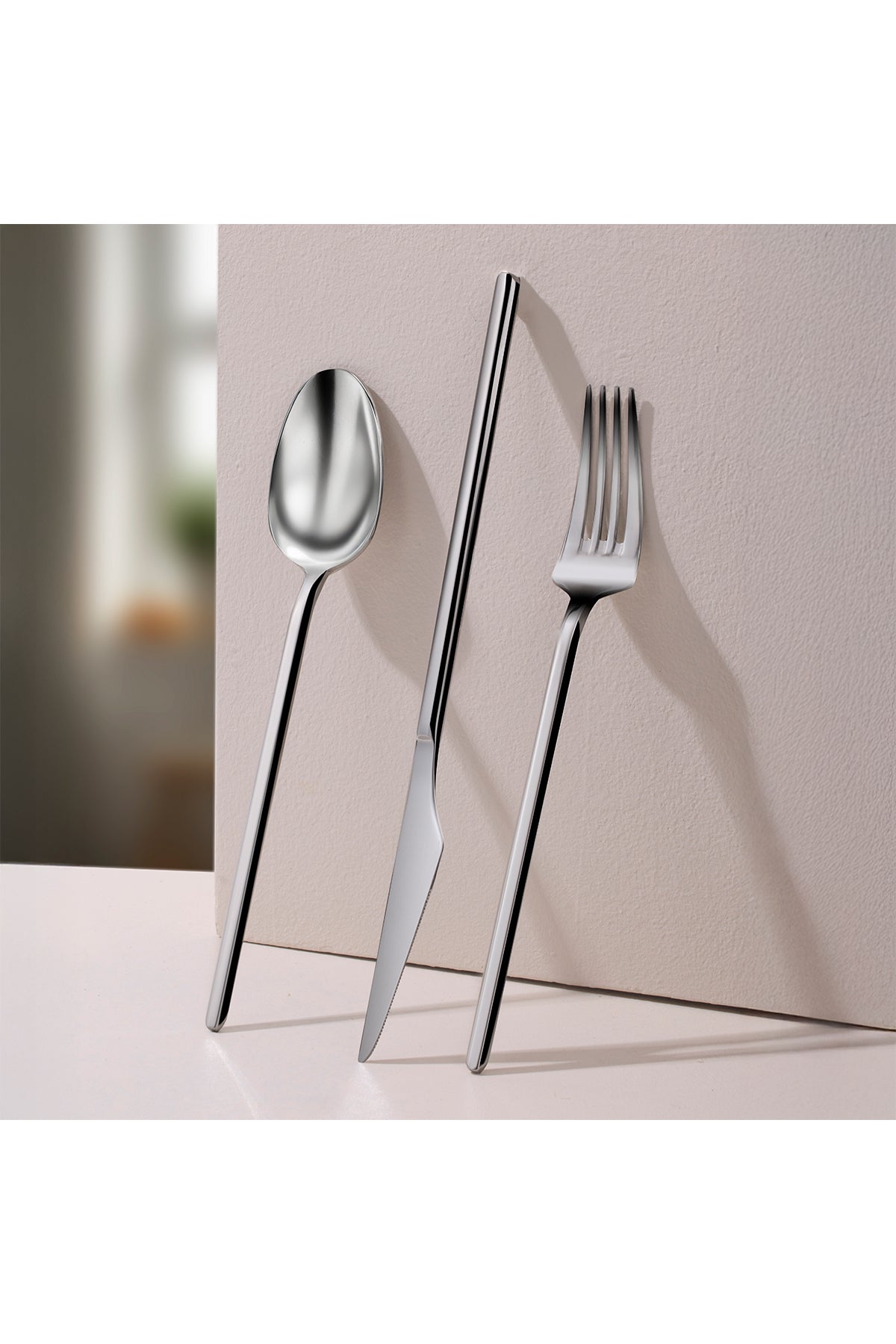Aryildiz volga 84 Piece 12 Place Setting Flatware Set - MALLTURK