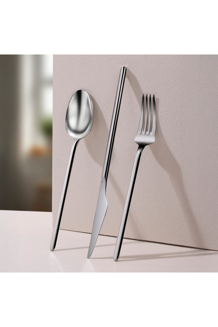 Aryildiz volga 84 Piece 12 Place Setting Flatware Set - MALLTURK