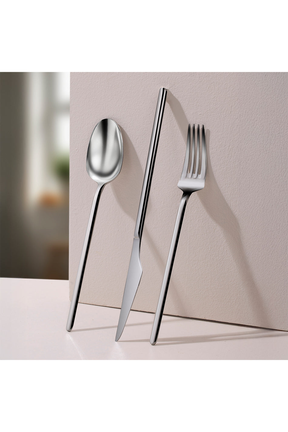 Aryildiz volga 84 Piece 12 Place Setting Flatware Set - MALLTURK