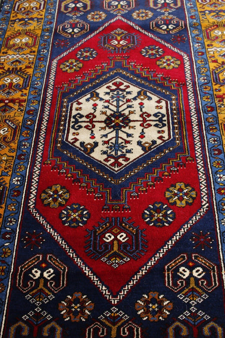 Loop Rugs Hand-Woven %100 Wool Classic Pair Yahyali Rug - Natural Kok Boyali Organik Wool Turkish Rug - 121 x 237 cm and amp; 120 x 228 cm - MALLTURK
