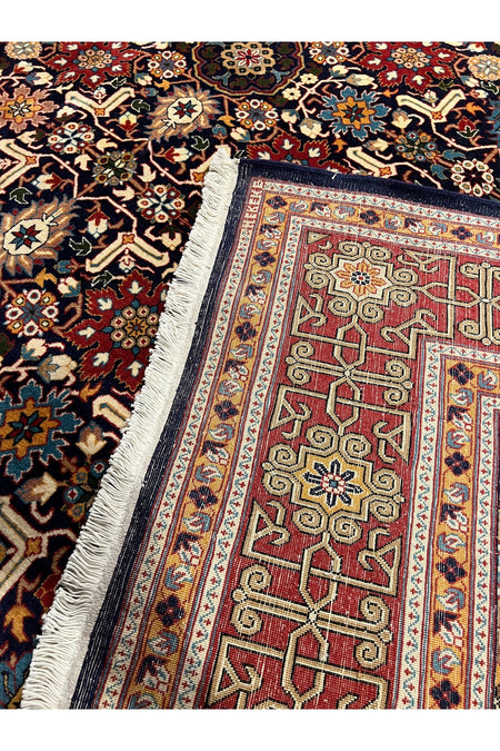 RD RAMAZAN DAG Hand Rug Art Hand-Woven Sumerbank Hereke Rug Signed Kafkas Design Premium Quality Size 417x300 - MALLTURK