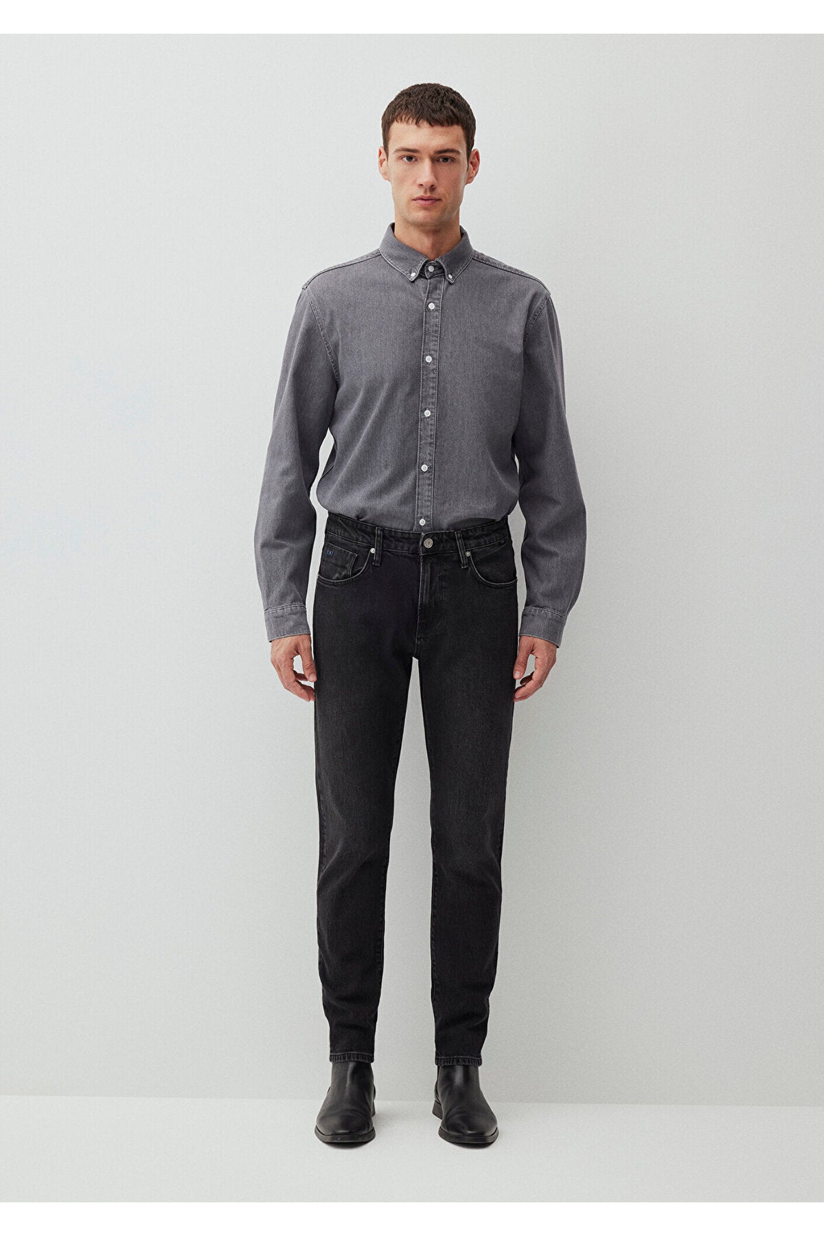 Mavi London Classic Denim Anthracite Smoke Jeans 0010172-87848 - MALLTURK