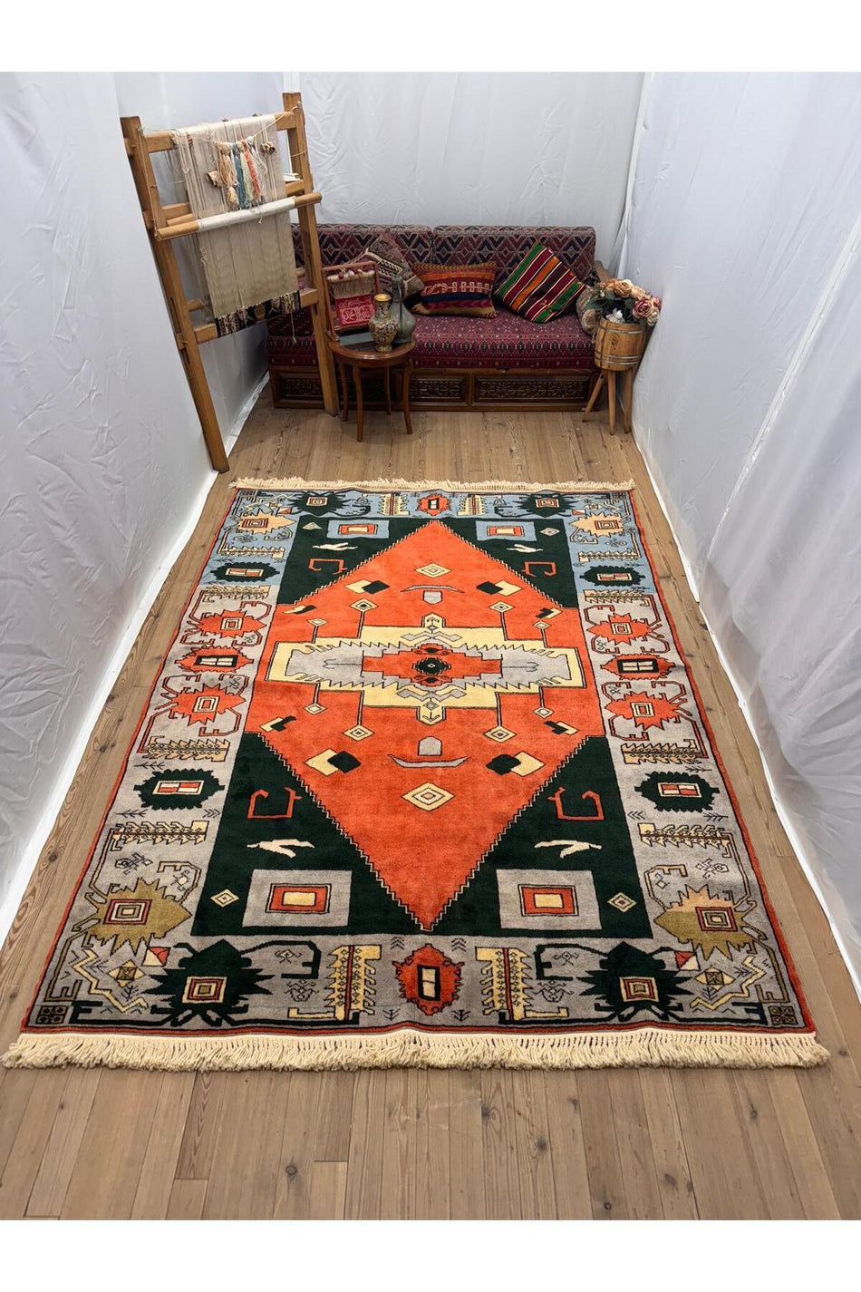 Sirvan Handwoven Yoruk Carpet - 200x266 - MALLTURK