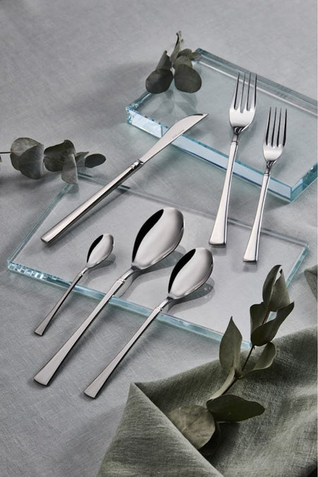 Karaca rayer 72 Piece 12 Place Setting Flatware Set - MALLTURK