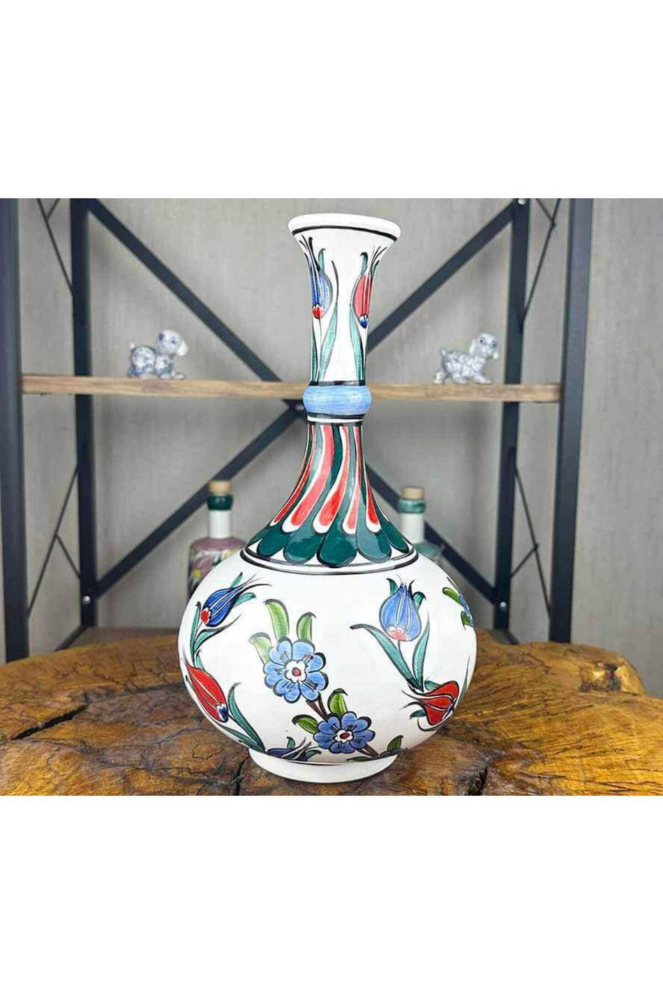 Cini Evi Gift for Foreign Partner – Iznik Tile Vase - MALLTURK