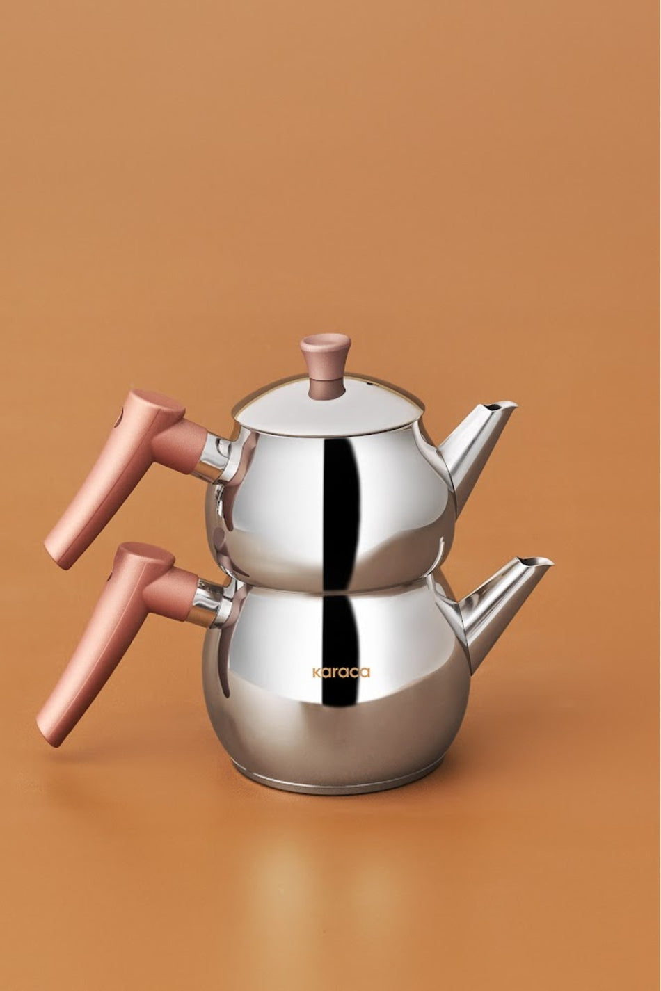 Karaca Frezya induction Base Mini Teapot Set Rose - MALLTURK