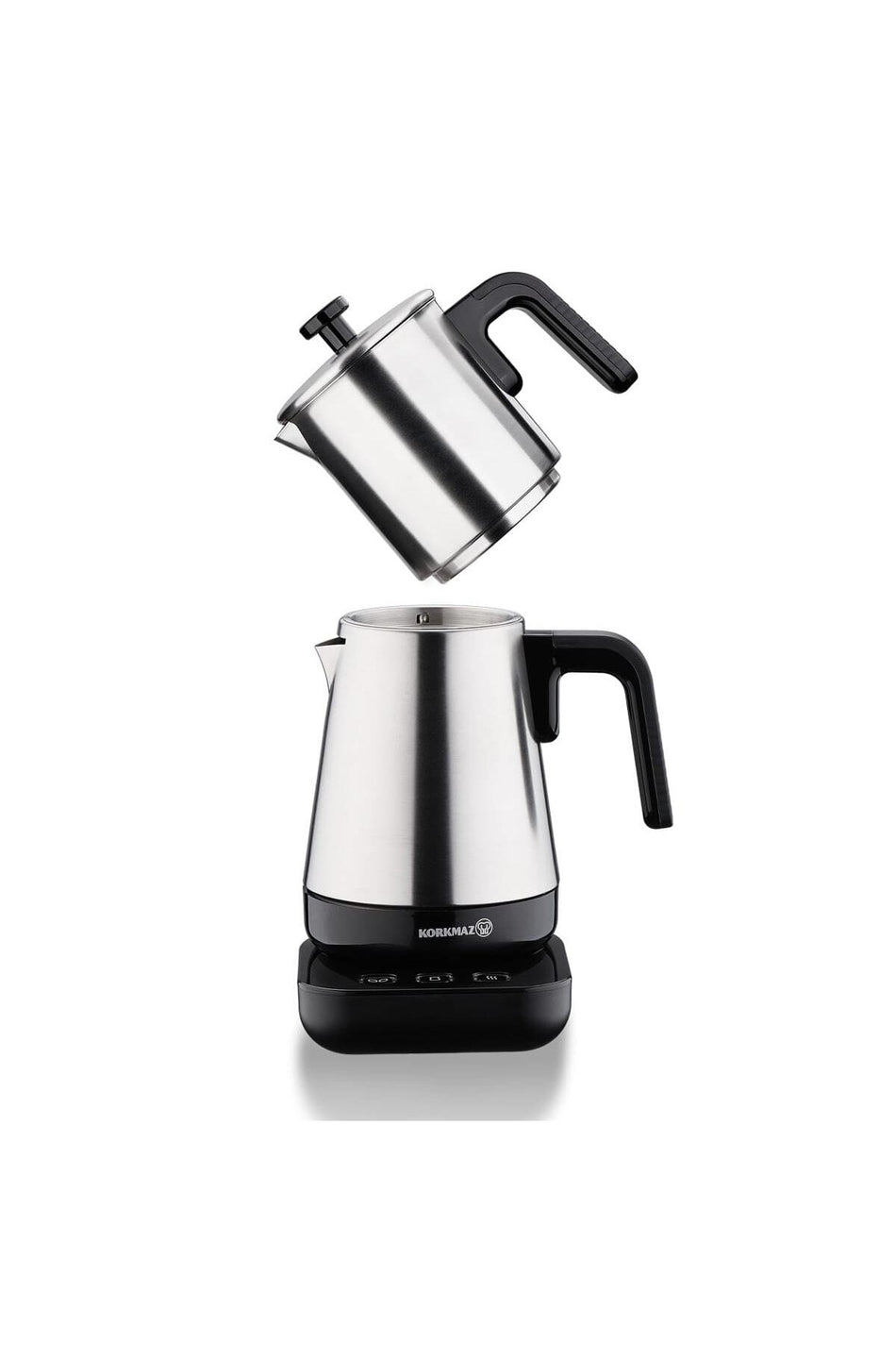KORKMAZ Moderna Electric Kettle Black Satin 1.3 lt A850 - MALLTURK