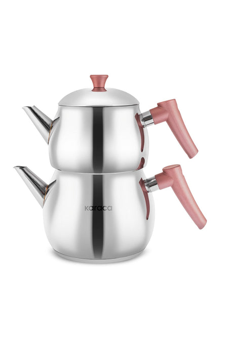Karaca Frezya Maxi Teapot Set Rose - MALLTURK