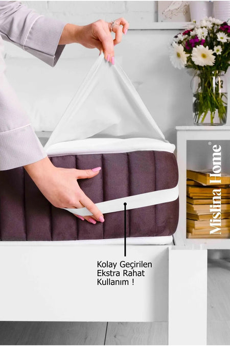Mislina Home Wellsoft Waterproof Fitted Mattress Protector - MALLTURK