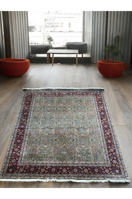 SIRVAN Rug Hand-Woven Hereke Rug - 200x245 - MALLTURK