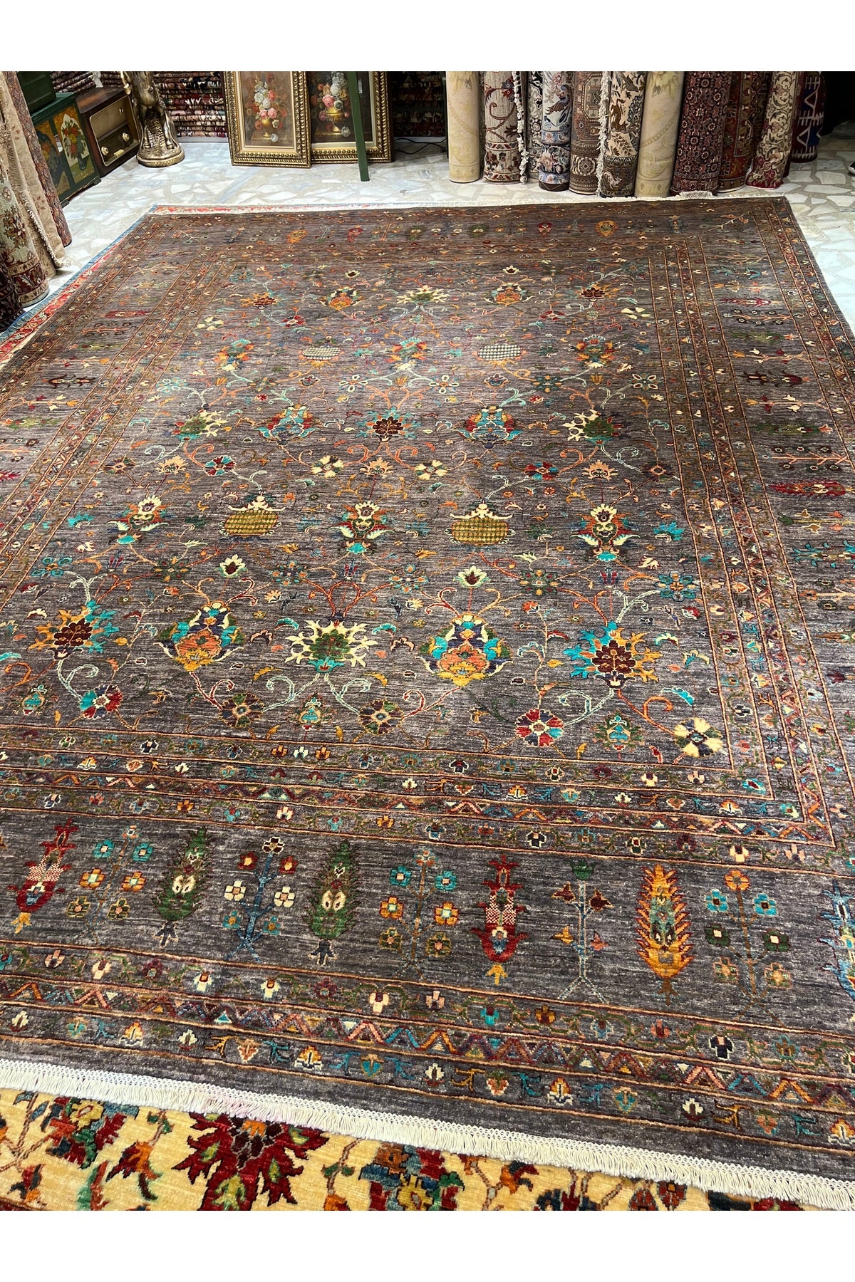 RD RAMAZAN DAG Hand Rug Art Hand-Woven Afgan Sultani Rug Premium Kalitelidir Ebet 395x310. - MALLTURK