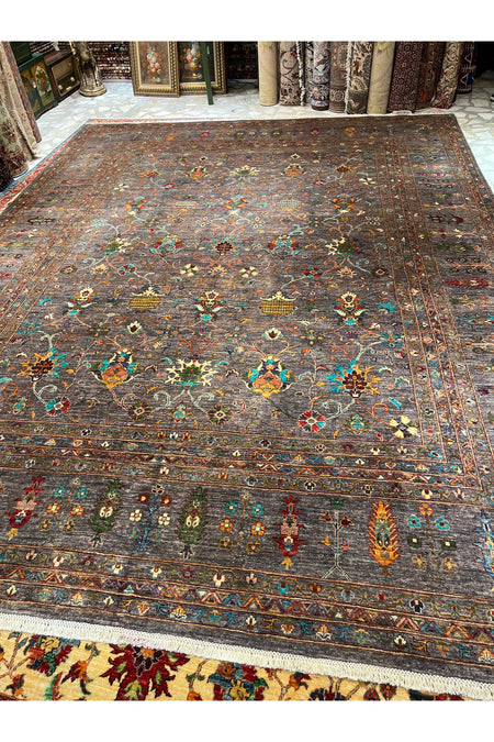 RD RAMAZAN DAG Hand Rug Art Hand-Woven Afgan Sultani Rug Premium Kalitelidir Ebet 395x310. - MALLTURK