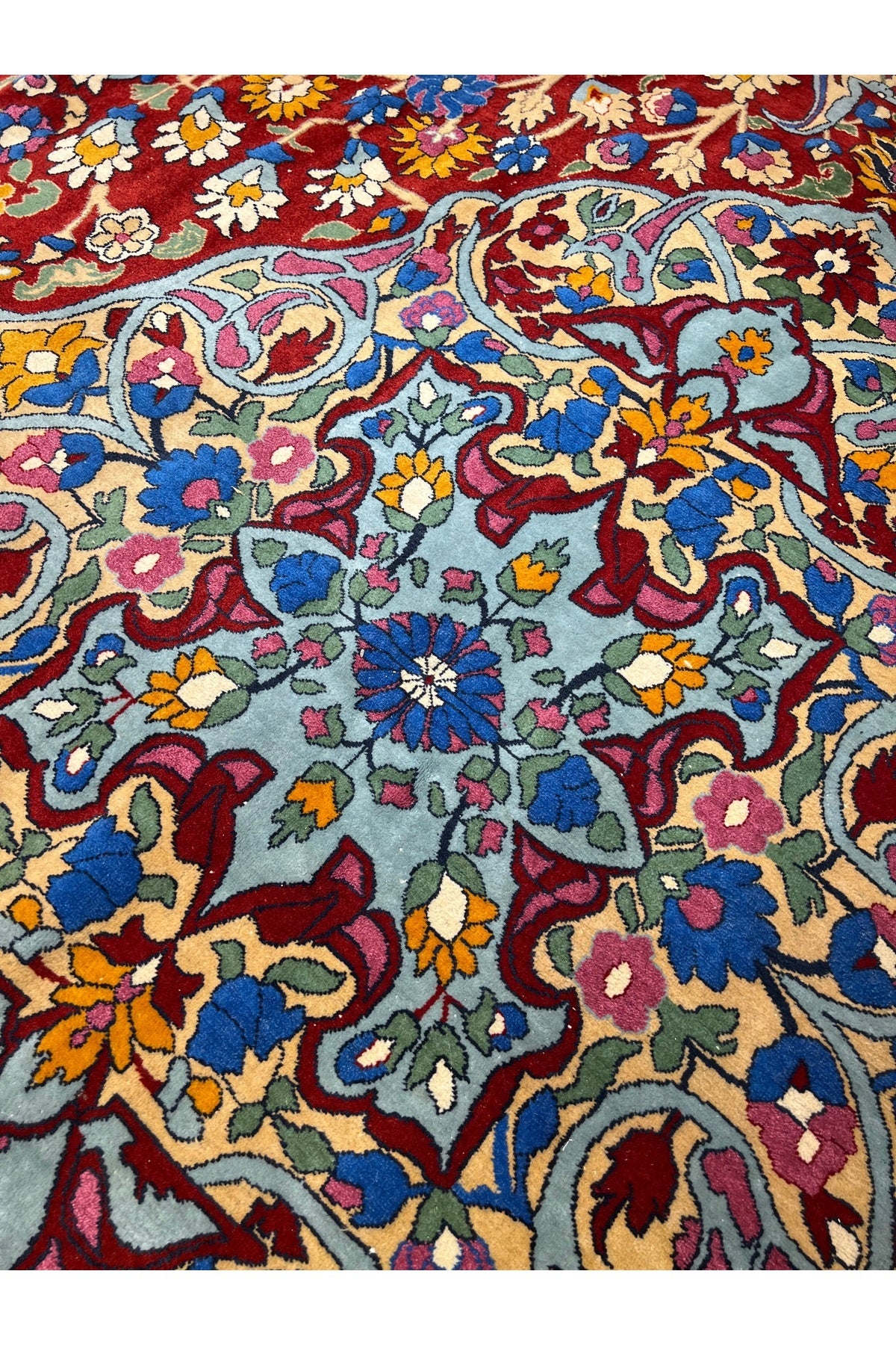 RD RAMAZAN DAG Hand Rug Art Hand-Woven Duruder Hereke Rug Rengarenk Collector Piece Size 430x300 - MALLTURK