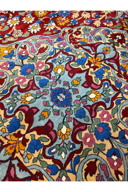 RD RAMAZAN DAG Hand Rug Art Hand-Woven Duruder Hereke Rug Rengarenk Collector Piece Size 430x300 - MALLTURK