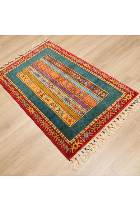 Halicizade Sal Pattern Hand-Woven Rug