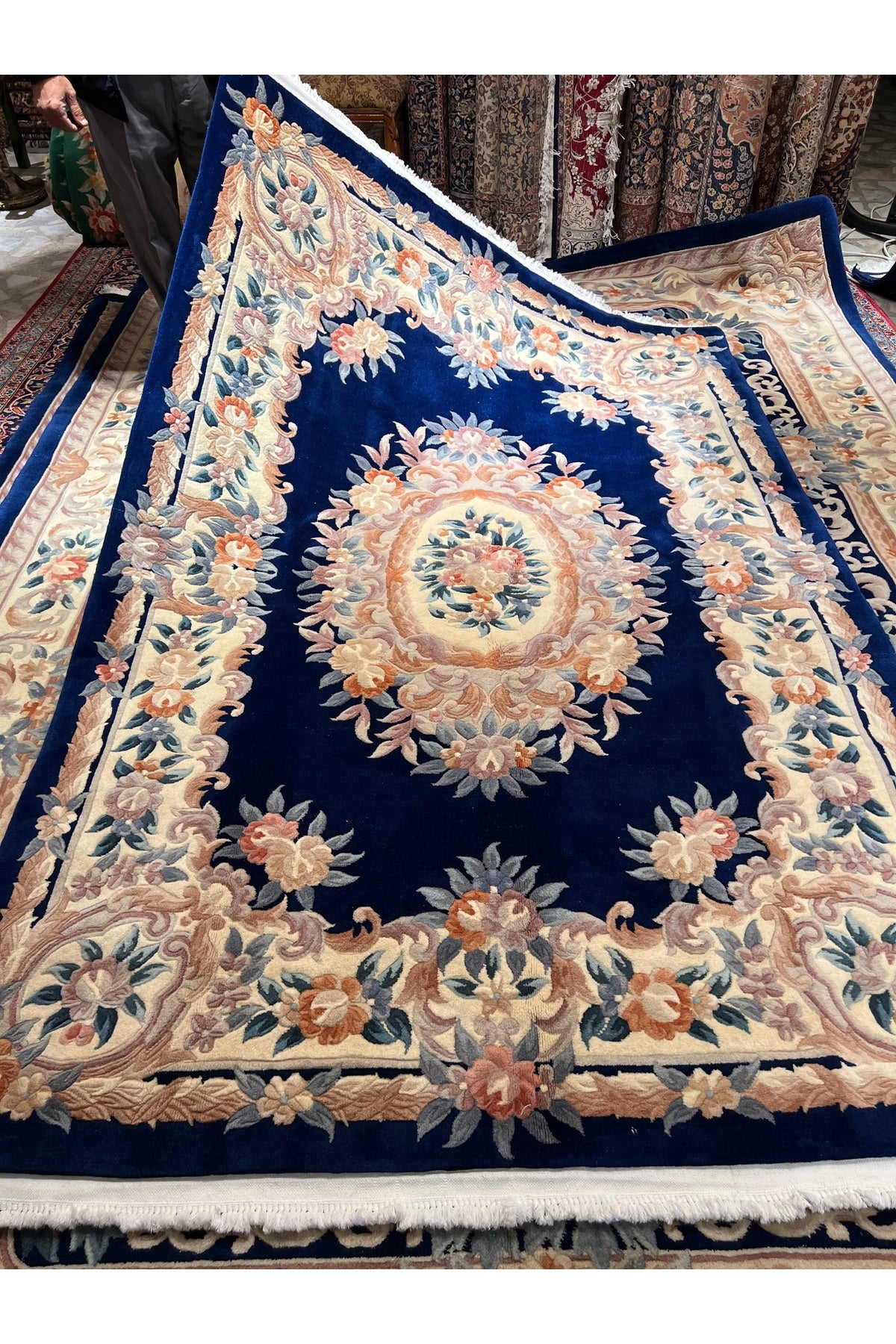 RD RAMAZAN DAG Hand Rug Art Hand-Woven Embossed Chinese Rug Premium Quality Size 246x163
