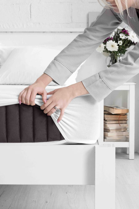 Mislina Home Micro Classic Waterproof Microfiber Fitted Baby & Kids Mattress Protector - MALLTURK