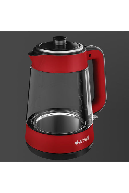 Arcelik RESiTAL LED illuminated Glass Kettle Tea Maker Water Heater - MALLTURK