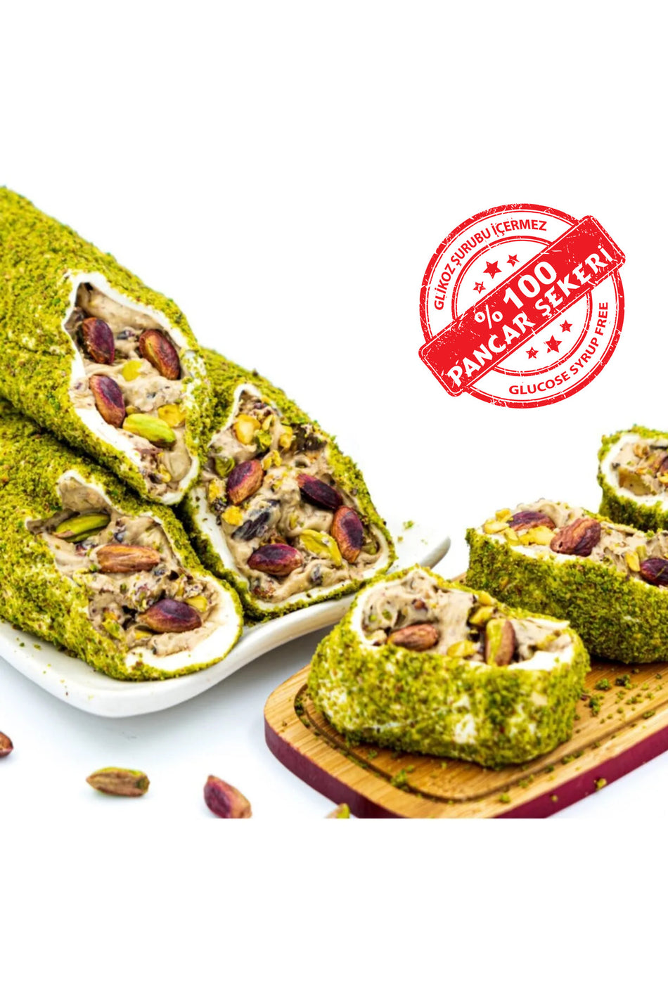 Dadak Turkish Delight and kuruyemis Pistachio atom Turkish Delight 500 g - MALLTURK