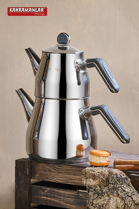 Kahramanlar Prism Teapot Set, Mega Size, 4.6 LT - MALLTURK