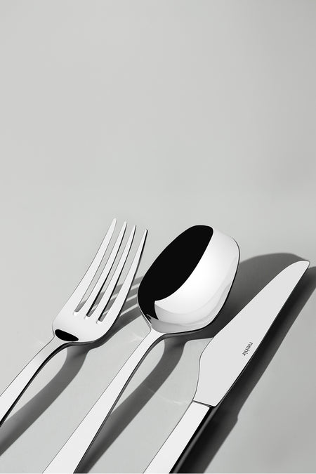 Nehir lorenzo Plain 12 Place Setting 72 Piece Boxed Flatware Set - MALLTURK