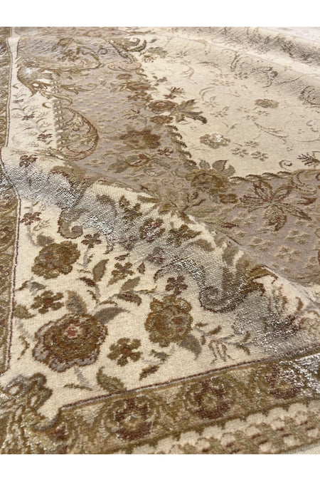RD RAMAZAN DAG Hand Rug Art Hand-Woven Fine Rug Pera Tughra Silk Size 250x186