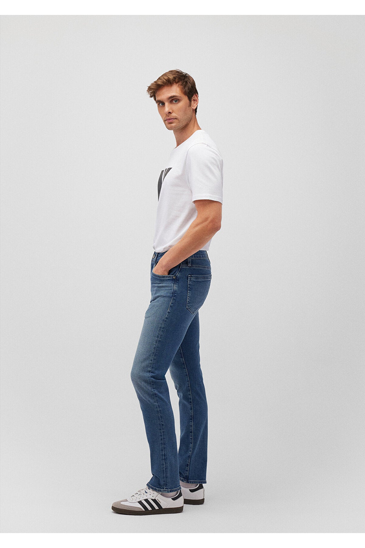 Pro Mavi Shaded indigo Si Jeans 0042287917 - MALLTURK