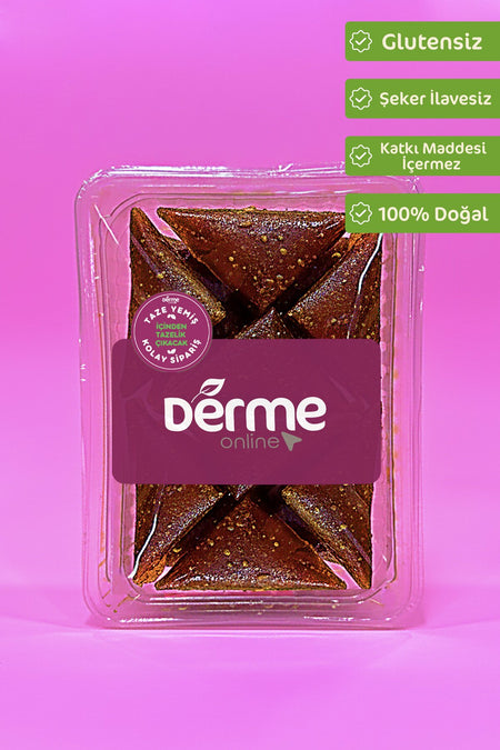 Derme Triangle Fruit Leather Pistachio Gluten Free rafine seker ilavesiz 300 g - MALLTURK