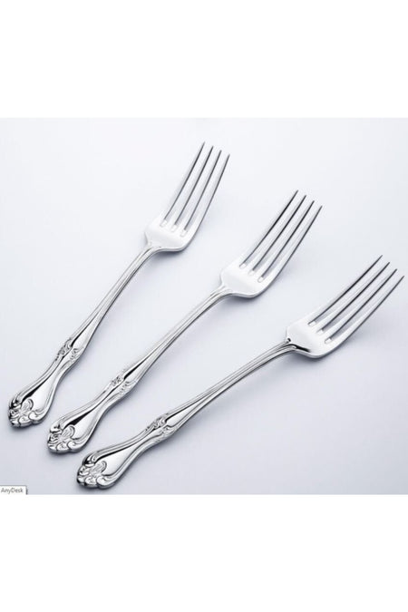 Nehir lalezar Plain 12 Pack yemek Fork - MALLTURK
