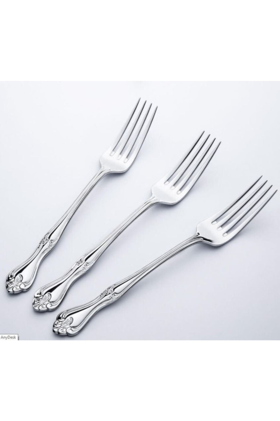 Nehir lalezar Plain 12 Pack yemek Fork - MALLTURK
