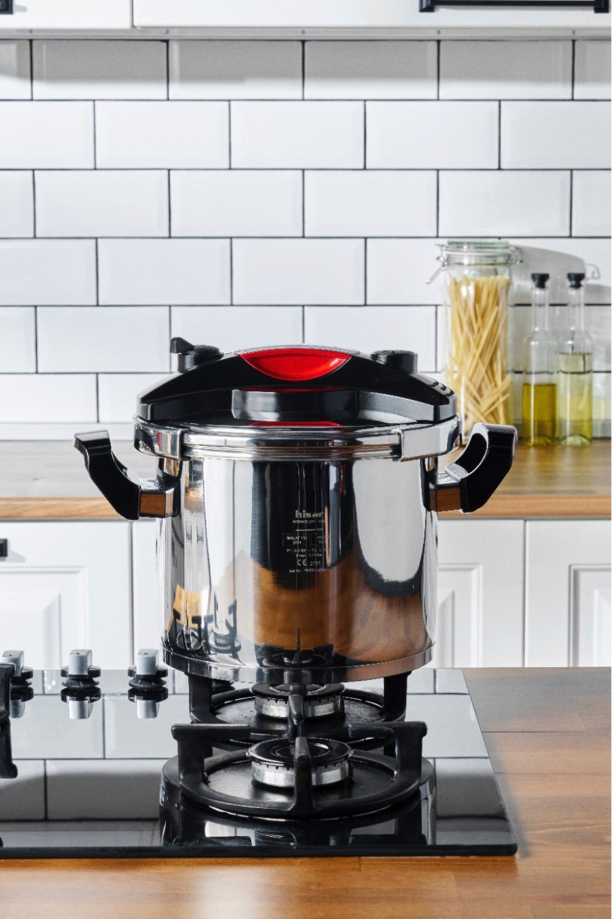Hisar Monaco Joy induction Base Pressure Cooker 6 Lt. Black - MALLTURK