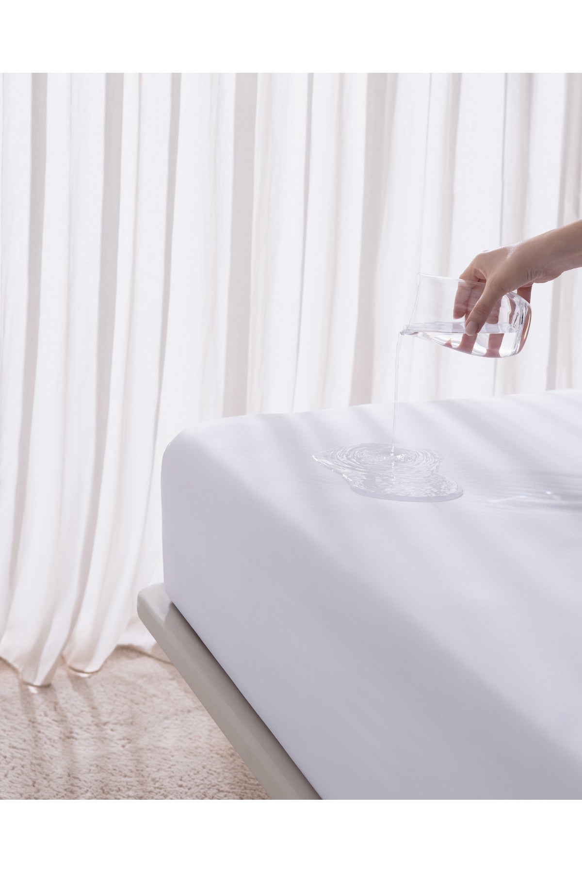 Madame Coco Alaise Waterproof Fitted Mattress Protector - MALLTURK
