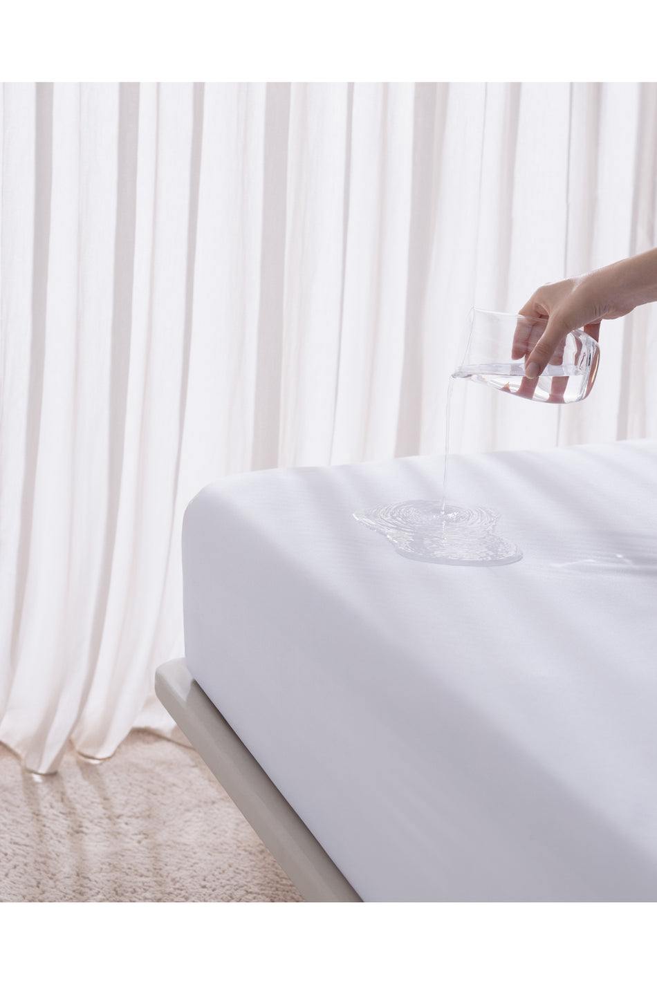 Madame Coco Alaise Waterproof Fitted Mattress Protector - MALLTURK