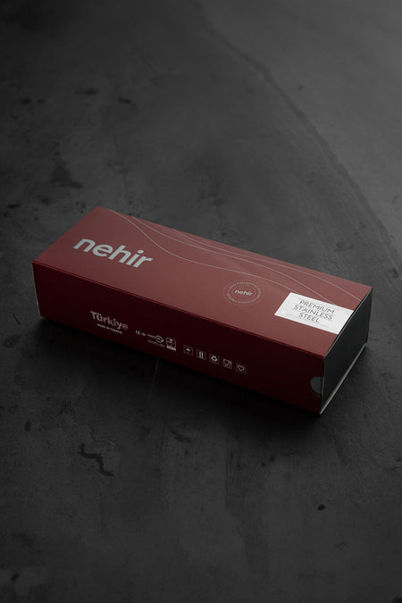 Nehir lalezar Plain 6 Place Setting 18 Piece Boxed tatli Flatware Set - MALLTURK