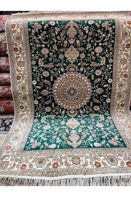 RD RAMAZAN DAG Hand Rug Art Hand-Woven Chinese Silk Rug 190x1.20 - MALLTURK