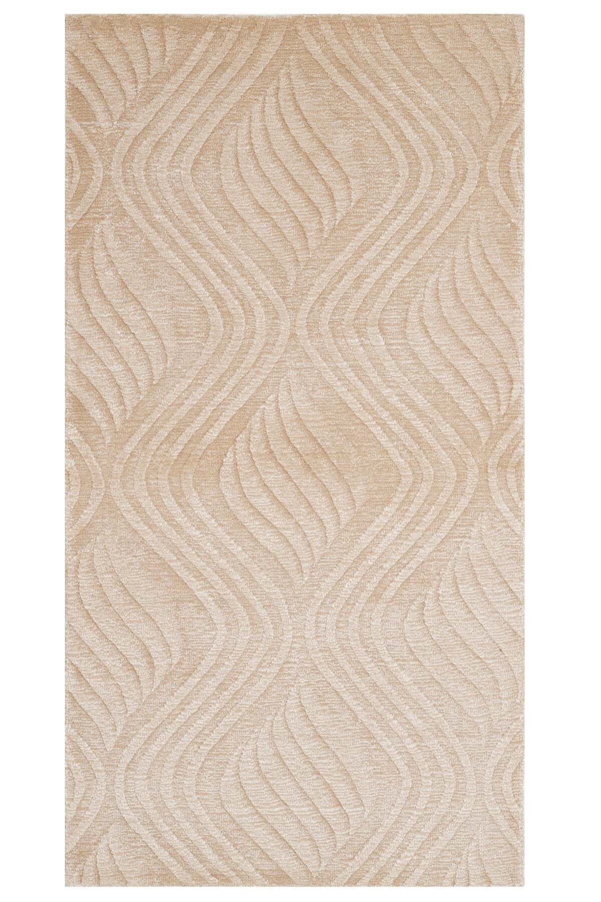 Naar Hali Nepal 3616 Yellow Modern Handwoven Carpet 80x150 - MALLTURK
